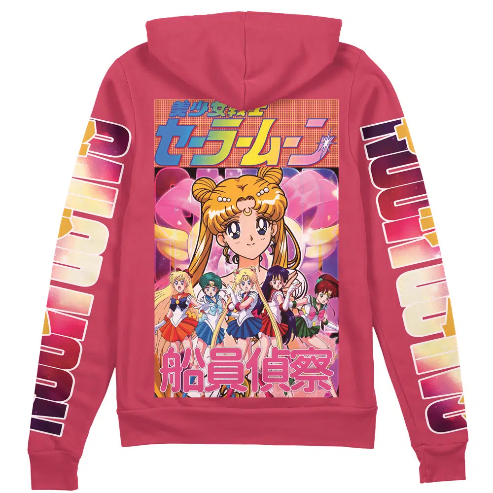 Sailor Scouts Sailor Moon Anime Zip Hoodie Jacket