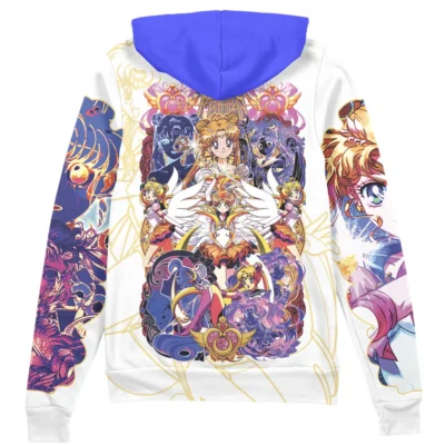 Usagi Tsukino V2 Sailor Moon Anime Zip Hoodie Jacket