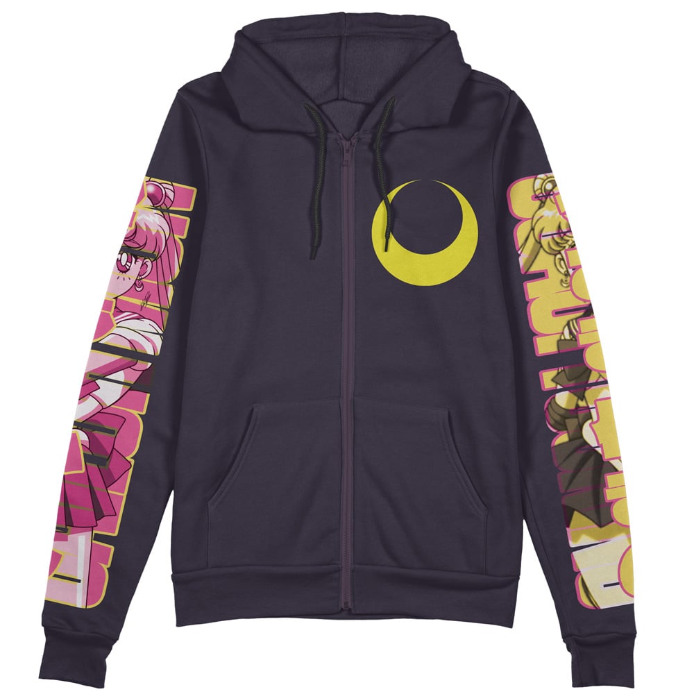 Usagi Tsukino Sailor Moon Anime Zip Hoodie Jacket - Image 2